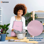 Load image into Gallery viewer, Pink Garden Tool Sets 12 Pieces, iHansee Aluminum Gardening Hand Tools with Non-Slip Handle, Kneeling Pad, Apron, Gloves and Organizer Bag, Landscaping Tools - Gift for Women & Garden Enthusiasts