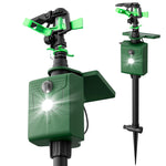 Load image into Gallery viewer, Motion Activated Animal Repeller with Water Sprinkler and Flashing Light, Solar Powerd Deer Cat Repellent Outdoor Deer Deterrent - Keep Rabbits Shunks Dog Raccoons Birds Away from Lawn and Garden