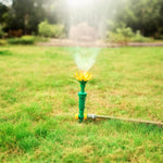 Load image into Gallery viewer, Tulip Sprinkler Head, Flower sprinklers for Yard,sprayers in Lawn and Garden,Decorative Sprinkler, Patio, Kids (16 inch Height, Yellow+Green)