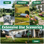 Load image into Gallery viewer, Motion Activated Animal Repeller with Water Sprinkler and Flashing Light, Solar Powerd Deer Cat Repellent Outdoor Deer Deterrent - Keep Rabbits Shunks Dog Raccoons Birds Away from Lawn and Garden