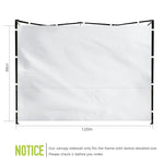 Load image into Gallery viewer, Instant Canopy Sidewalls for 10x10 Pop Up Canopy Tent, 300D Waterproof Material for Outdoor Events, Vendor Booths, and Privacy (Sidewalls Only, Canopy Not Included)(White, 10x10ft-3pcs)
