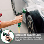 Load image into Gallery viewer, AUTOMAN-Garden-Hose-Nozzle, ABS Water Spray Nozzle with 7 Adjustable Watering Patterns, Slip Resistant for Watering Plants, Lawn&amp; Garden, Washing Cars, Cleaning, Showering Pets &amp; Outdoor Fun.
