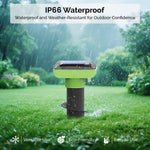 Load image into Gallery viewer, Solar Garden Device – 4 Pack, IP66 Waterproof, Solar Rechargeable, Covers up to 75 sq. ft., Quick 2-Hour Charge, 8–10 Hours Operation, Weather-Resistant Lawn &amp; Garden – eco-Friendly Lawn Spikes,
