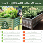 Load image into Gallery viewer, Rolling Elevated Raised Garden Bed-V Series, 2&#39; x 4&#39; Garden Beds with Legs &amp; Storage Rack for Patio &amp; Porch, 700 Lbs Weight Capacity, Outdoor Planter Box for Vegetables Flower Herbs, Olive Green
